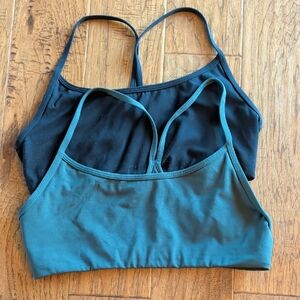 Vuori Women's Sports Bras - Black and Teal